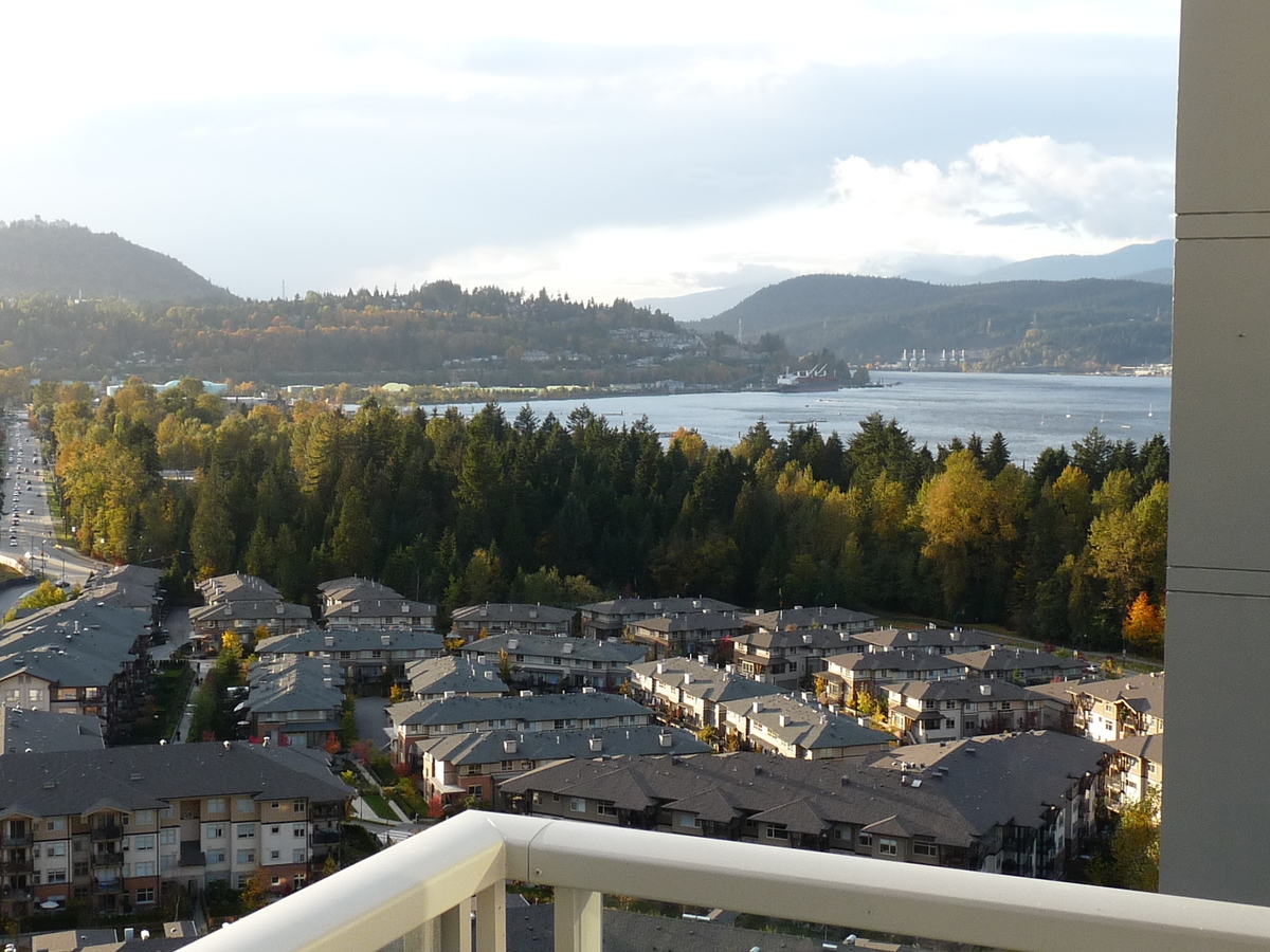 View at Balcony at 2701 - 660 Nootka Way, North Shore, Port Moody